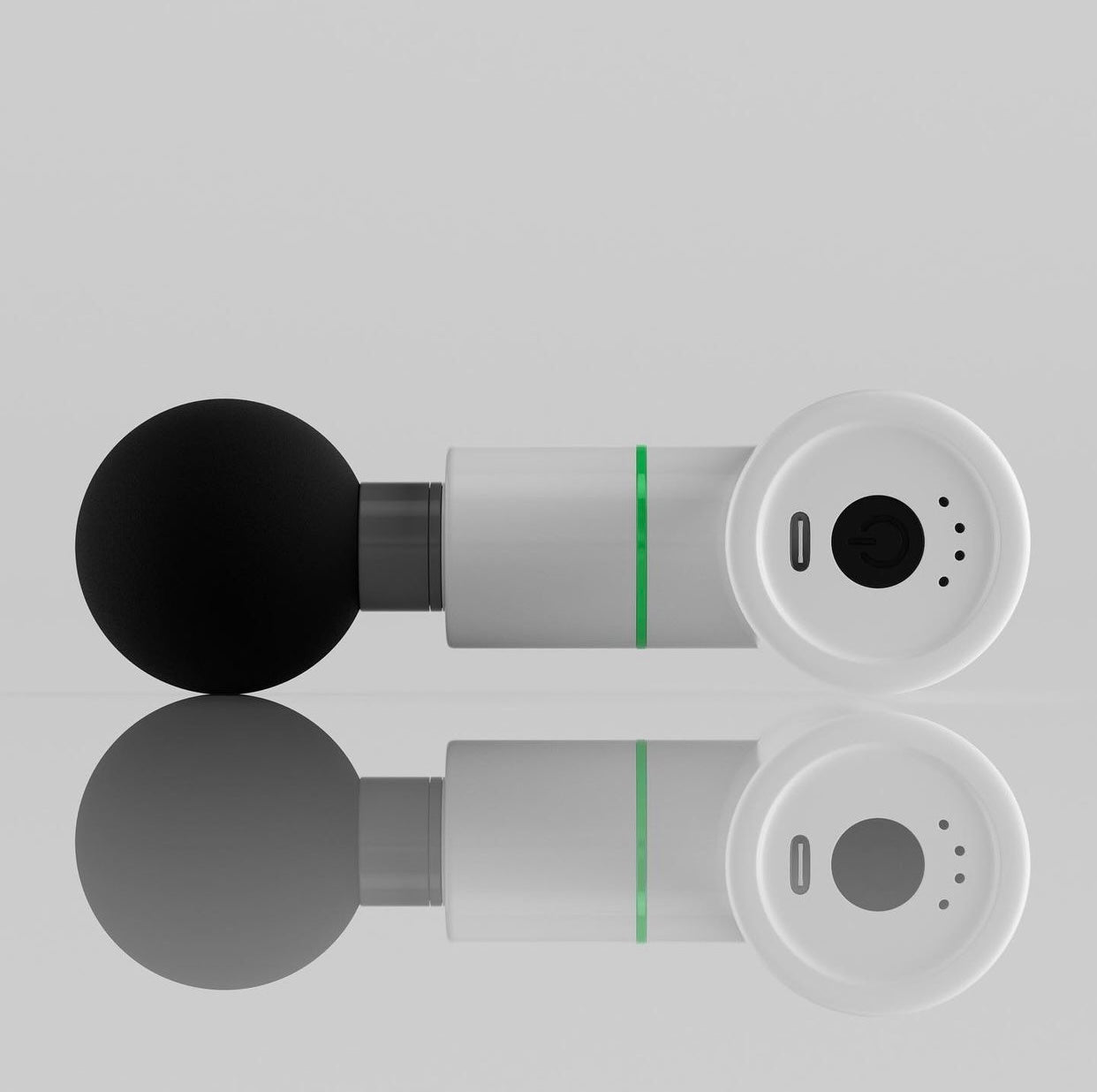 Una mini pistola de masaje Physion