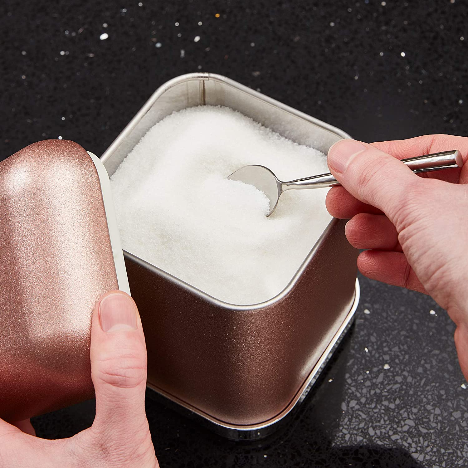 Juego de 3 recipientes para almacenamiento de cocina Tower Glitz Range